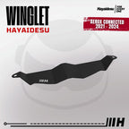 Hayaidesu Winglet Bawah New Aerox Connected (2021-2024) - Steel Material High Quality
