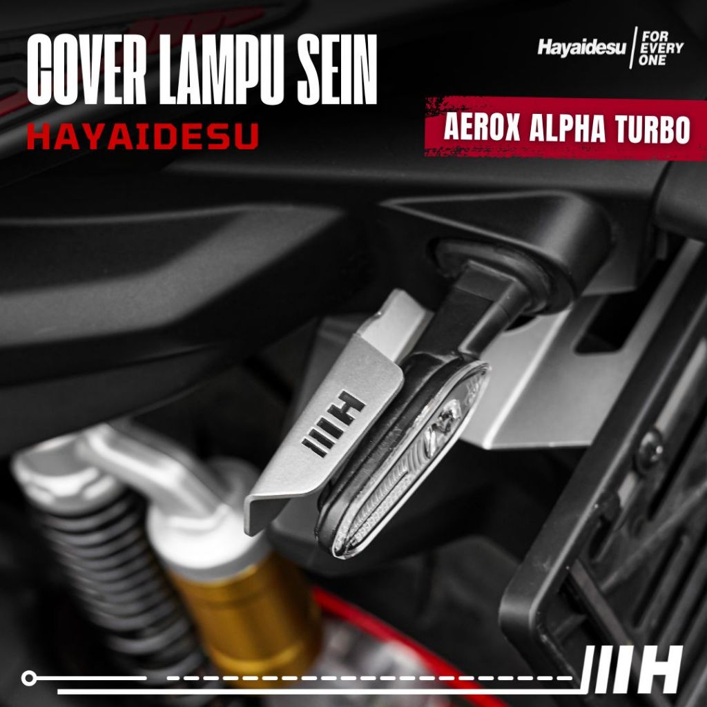 Hayaidesu Cover Pelindung Lampu Sein Belakang AEROX ALPHA Turbo/Standard/Cybercity