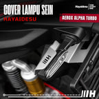 Hayaidesu Cover Pelindung Lampu Sein Belakang AEROX ALPHA Turbo/Standard/Cybercity