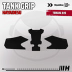 Hayaidesu Tank Pad & Tank Grip Yamaha R25 - Piranha Skin Motive