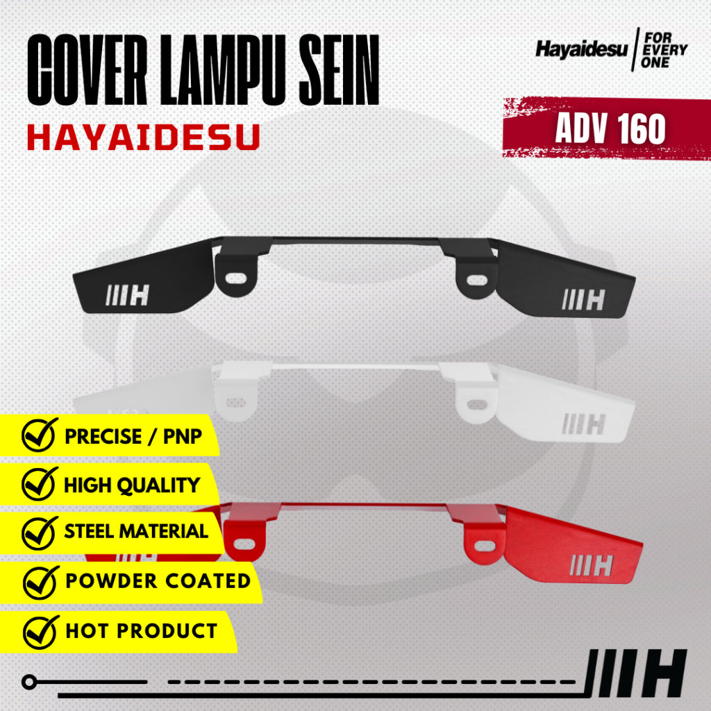 Hayaidesu Cover Pelindung Lampu Sein Belakang Honda ADV 160 (2022-2026) CBS/ABS/ROADSYNC