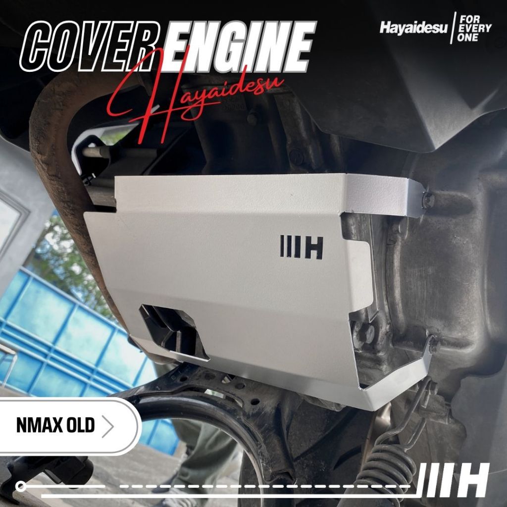 Hayaidesu ENGINE COVER Pelindung Bawah Mesin Motor Yamaha NMAX OLD (2015 - 2019)