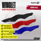 Hayaidesu Winglet Bawah Aerox OLD (2016-2020) - Steel Material Sporty Look High Quality