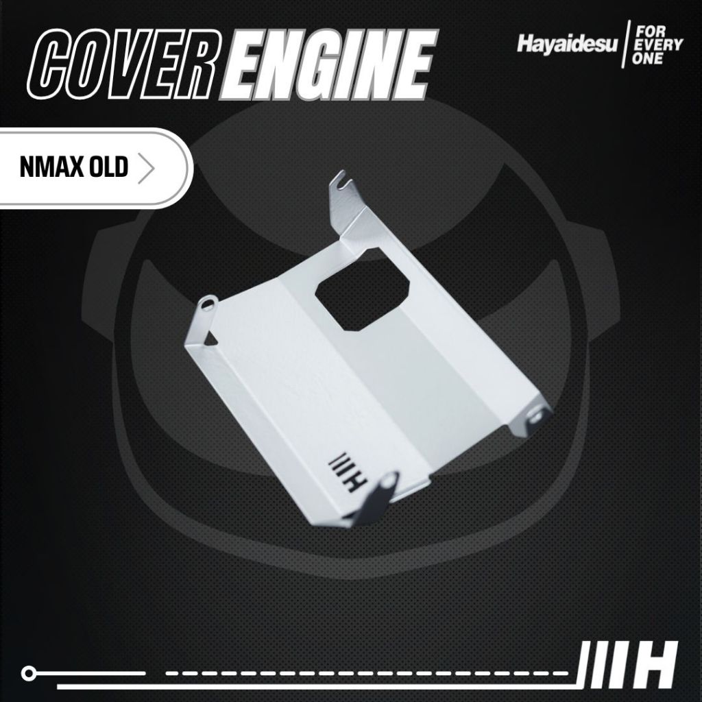 Hayaidesu ENGINE COVER Pelindung Bawah Mesin Motor Yamaha NMAX OLD (2015 - 2019)