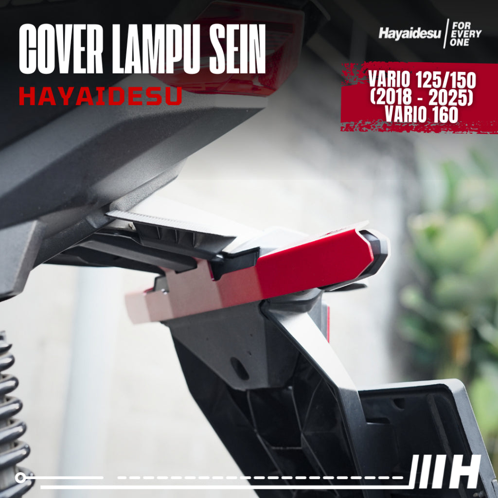 Hayaidesu Cover Pelindung Lampu Sein Belakang VARIO 125/150 (2018-2025) VARIO 160