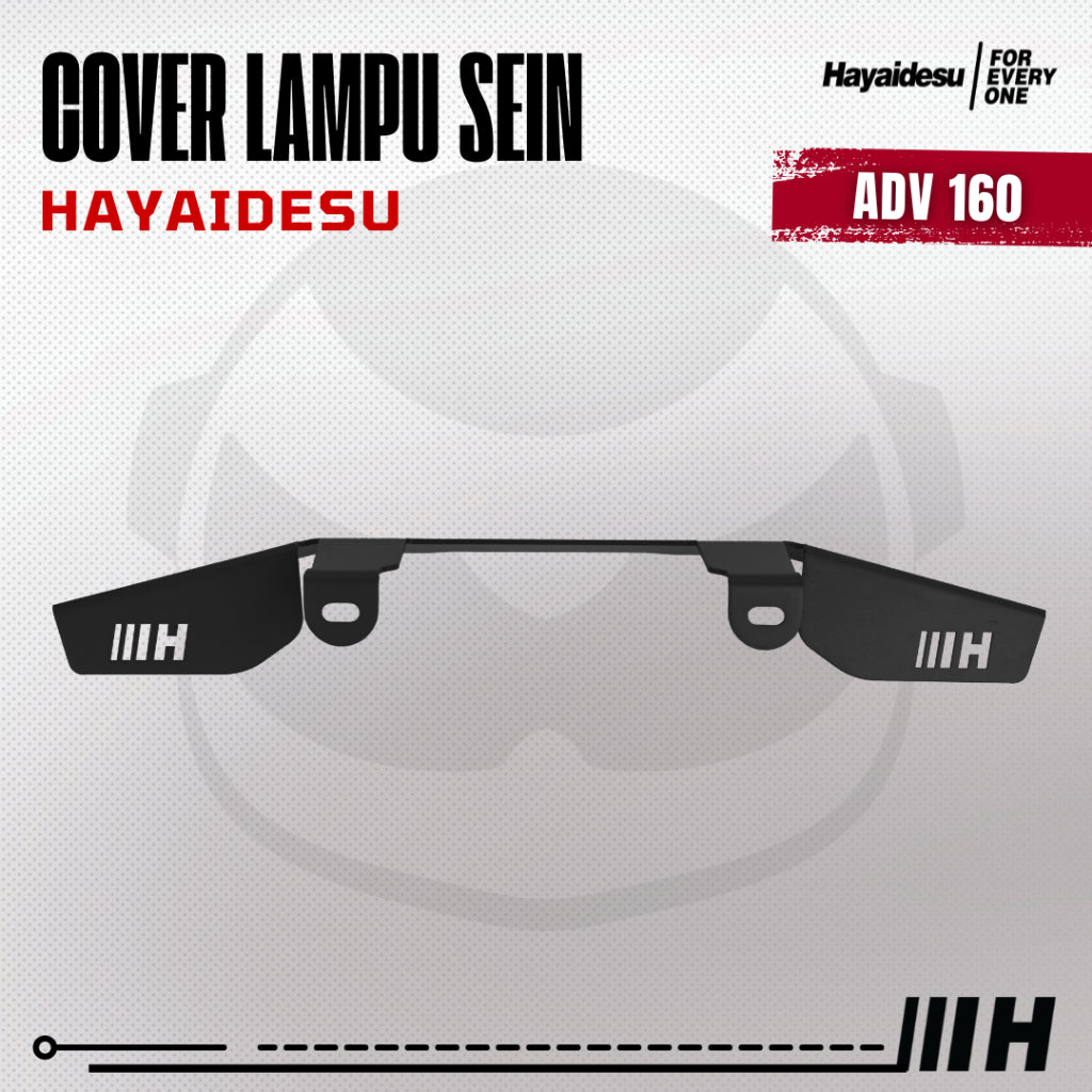 Hayaidesu Cover Pelindung Lampu Sein Belakang Honda ADV 160 (2022-2026) CBS/ABS/ROADSYNC