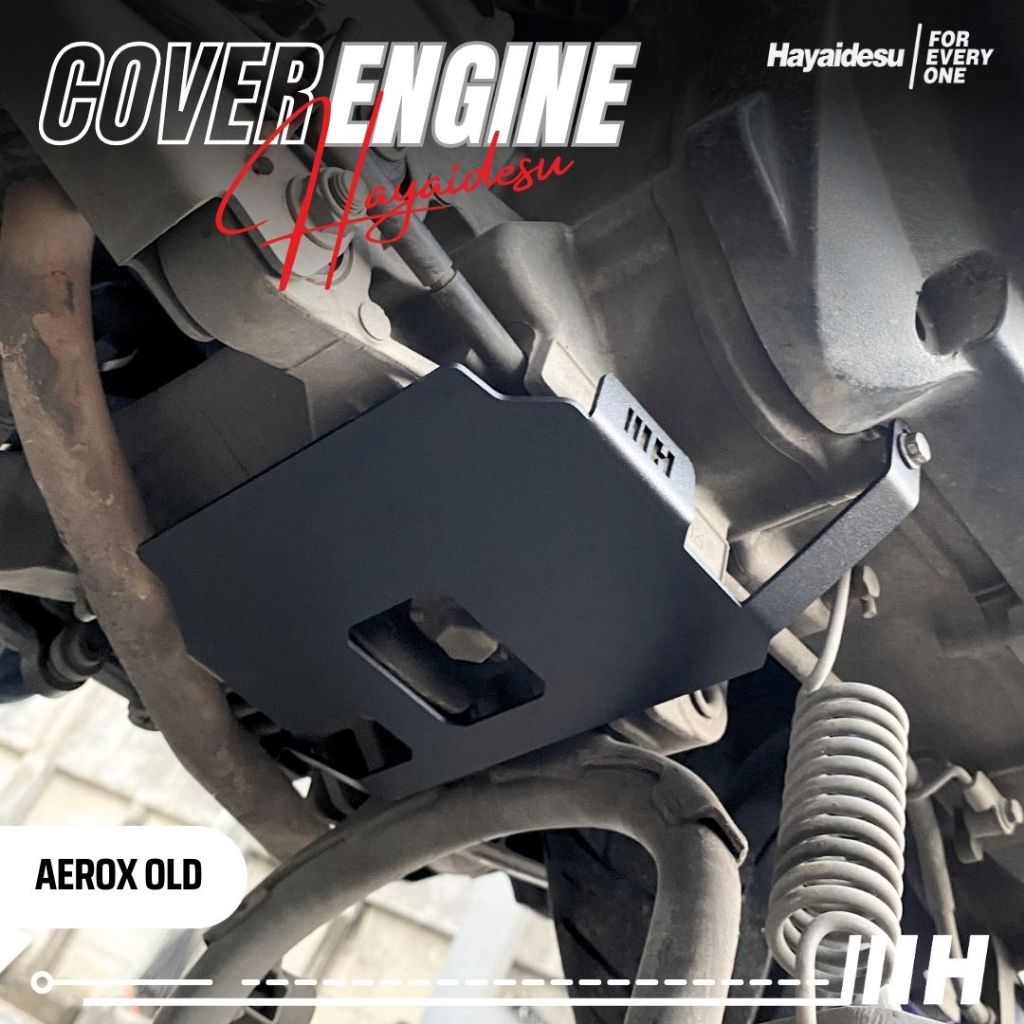 Hayaidesu ENGINE COVER Pelindung Bawah Mesin Motor Yamaha AEROX Old