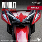 Hayaidesu Winglet Bawah Aerox OLD (2016-2020) - Steel Material Sporty Look High Quality