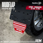 Hayaidesu Mudflap Vespa Matic Sprint, Primavera, LX 125, S 125 Penahan Lumpur - Premium Quality