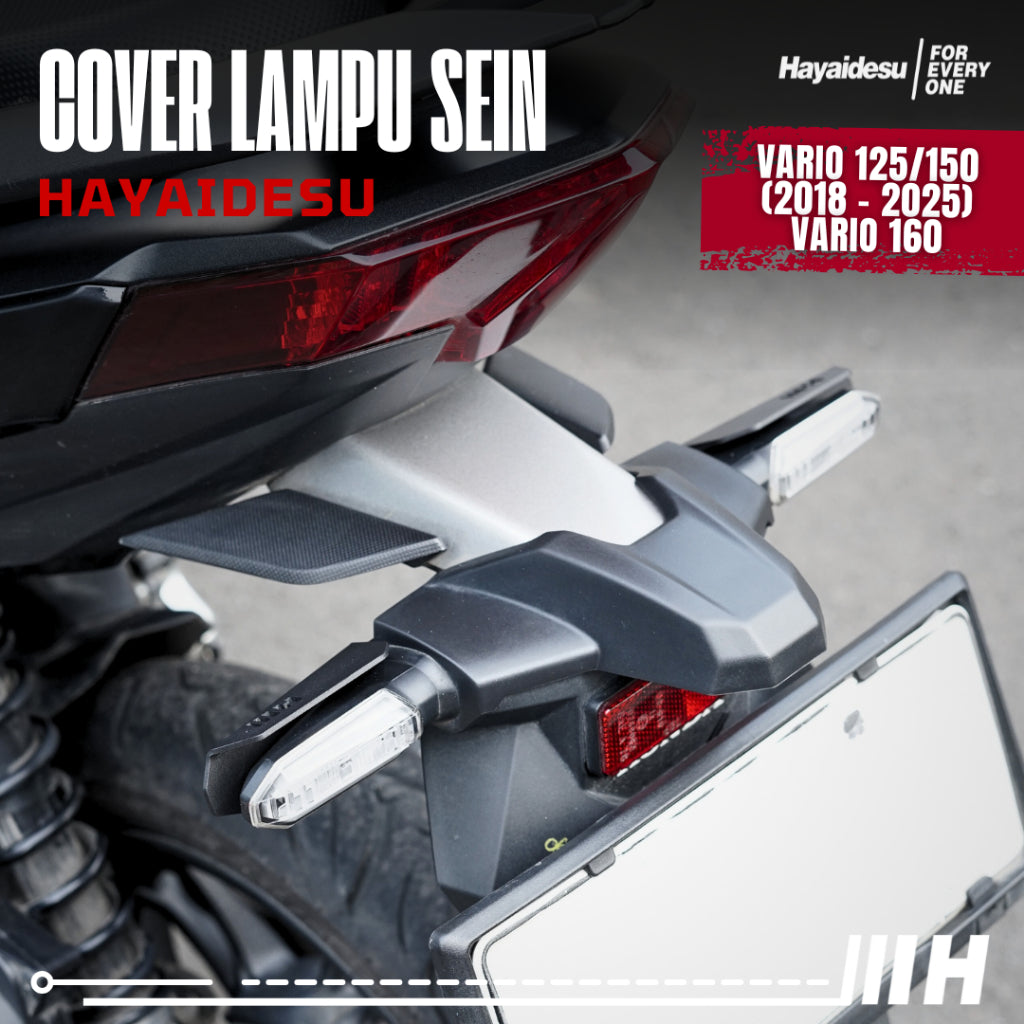 Hayaidesu Cover Pelindung Lampu Sein Belakang VARIO 125/150 (2018-2025) VARIO 160