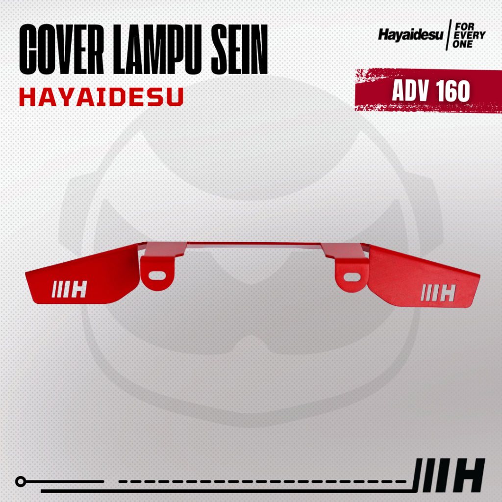 Hayaidesu Cover Pelindung Lampu Sein Belakang Honda ADV 160 (2022-2026) CBS/ABS/ROADSYNC