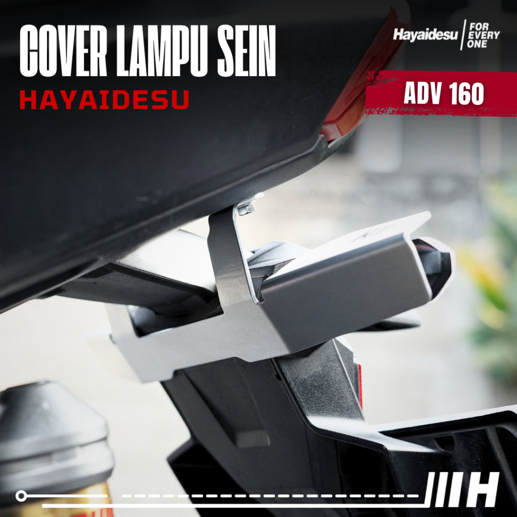 Hayaidesu Cover Pelindung Lampu Sein Belakang Honda ADV 160 (2022-2026) CBS/ABS/ROADSYNC