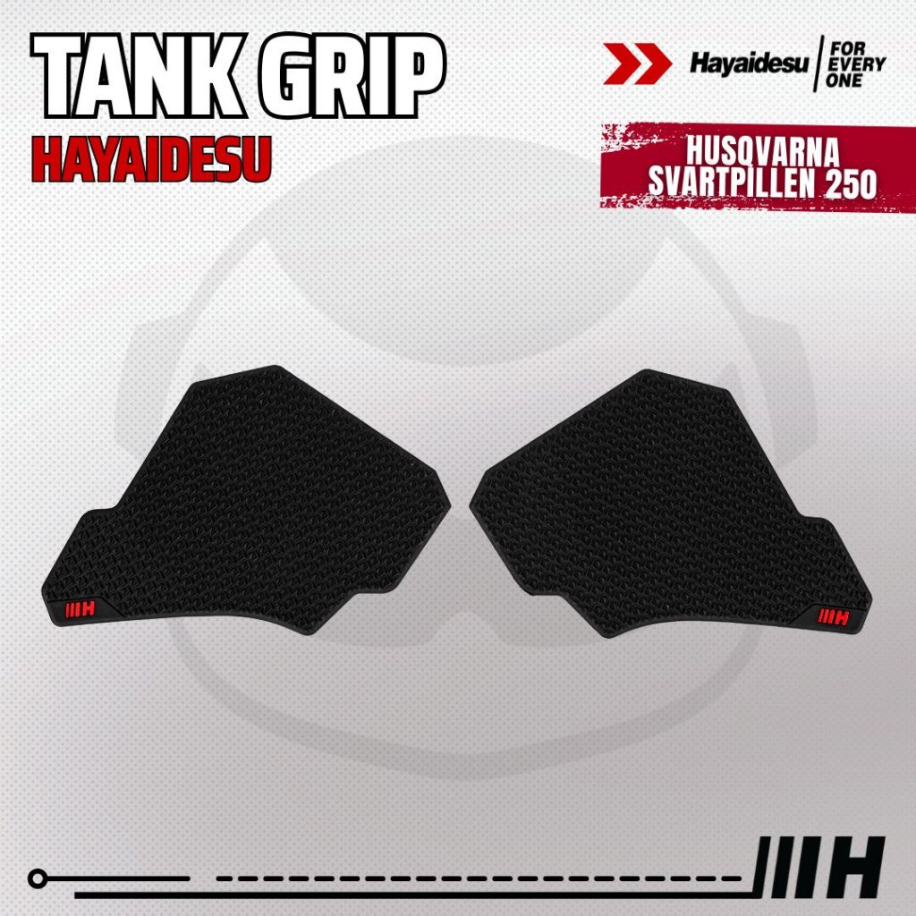 Hayaidesu Tank Grip HUSQVARNA SVARTPILLEN 250 - Piranha Skin Motive