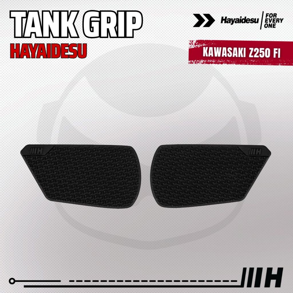 Hayaidesu Tank Grip Kawasaki Z250 FI - Piranha Skin Motive
