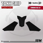 Hayaidesu Tank Pad & Tank Grip Yamaha R15 V2 - Piranha Skin Motive