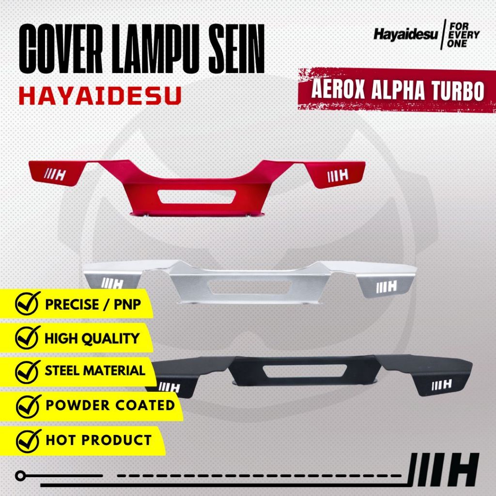 Hayaidesu Cover Pelindung Lampu Sein Belakang AEROX ALPHA Turbo/Standard/Cybercity