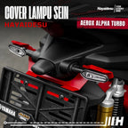 Hayaidesu Cover Pelindung Lampu Sein Belakang AEROX ALPHA Turbo/Standard/Cybercity