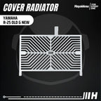 HAYAIDESU RADIATOR COVER YAMAHA R-25 OLD & NEW