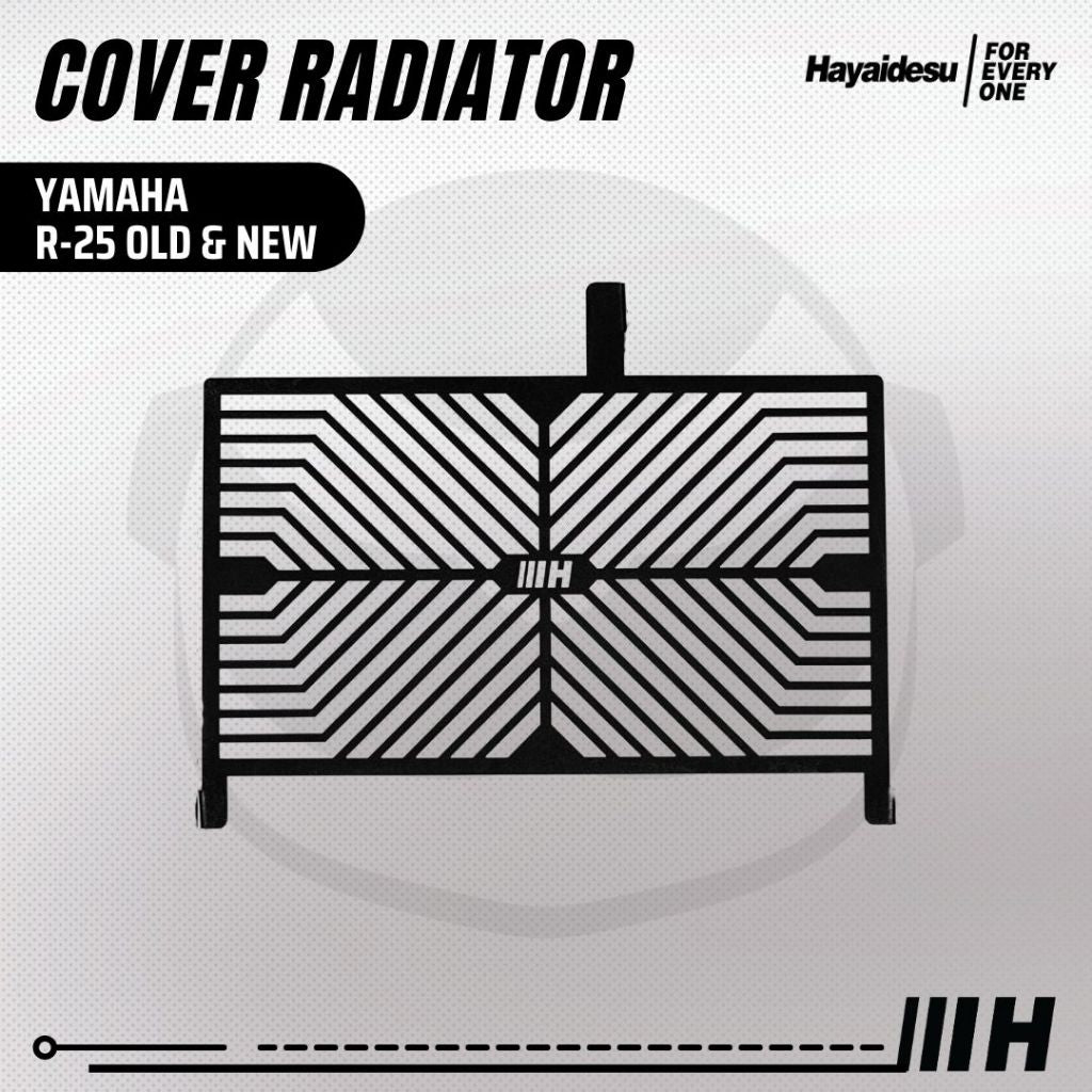 HAYAIDESU RADIATOR COVER YAMAHA R-25 OLD & NEW