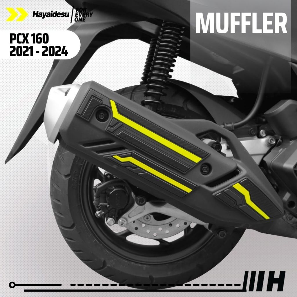 Hayaidesu PCX 160 (2021-2024) Body Protector Muffler Knalpot Cover
