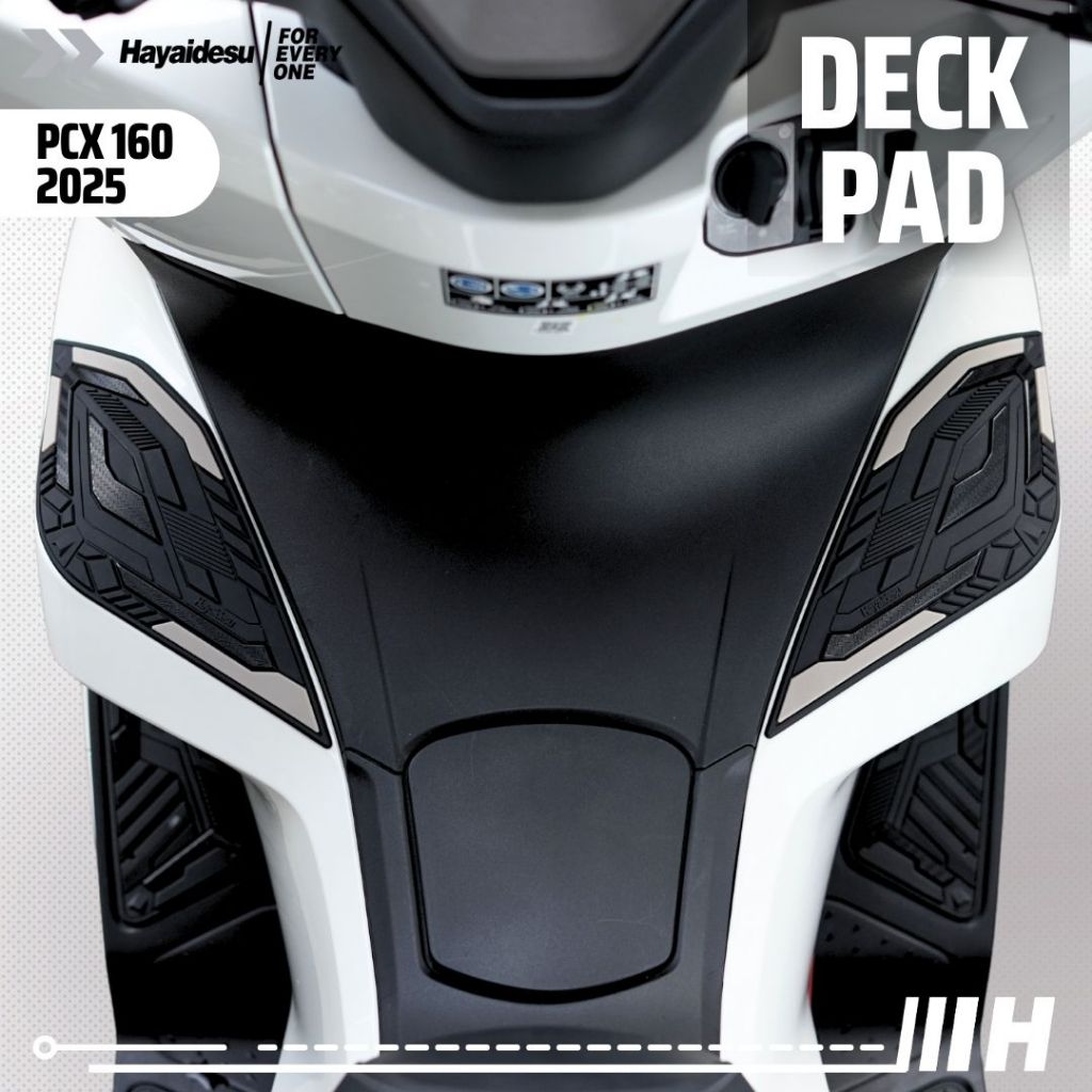 Hayaidesu Honda PCX 160 2025 (CBS/ABS/RoadSync) Body Protector Deck Pad Cover