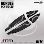 Hayaidesu Floor Step Boardrest Karpet Motor PCX 150 CBU Thailand / Vietnam LED 2012-2017 Bordes - Premium Quality