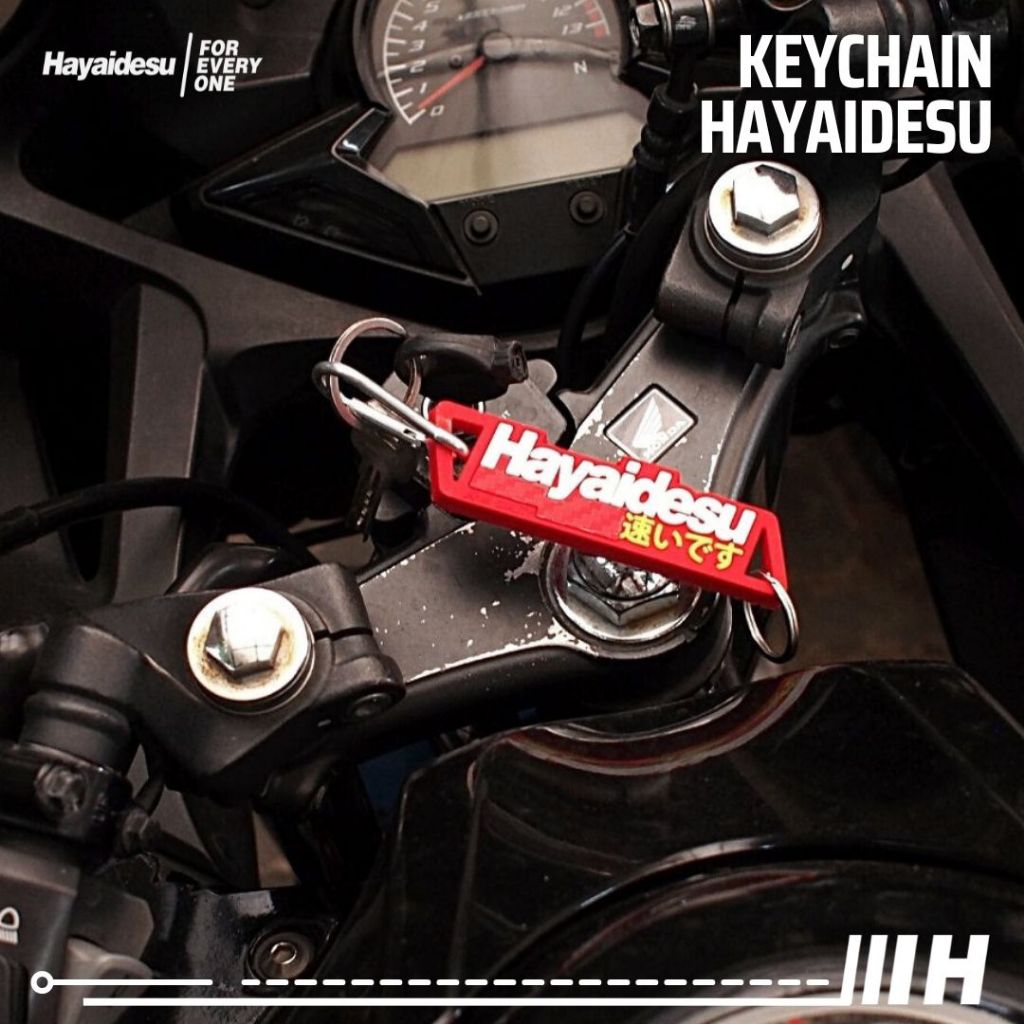 Hayaidesu Keychain Aksesoris Variasi Gantungan Kunci