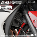 HAYAIDESU RADIATOR COVER YAMAHA R-25 OLD & NEW