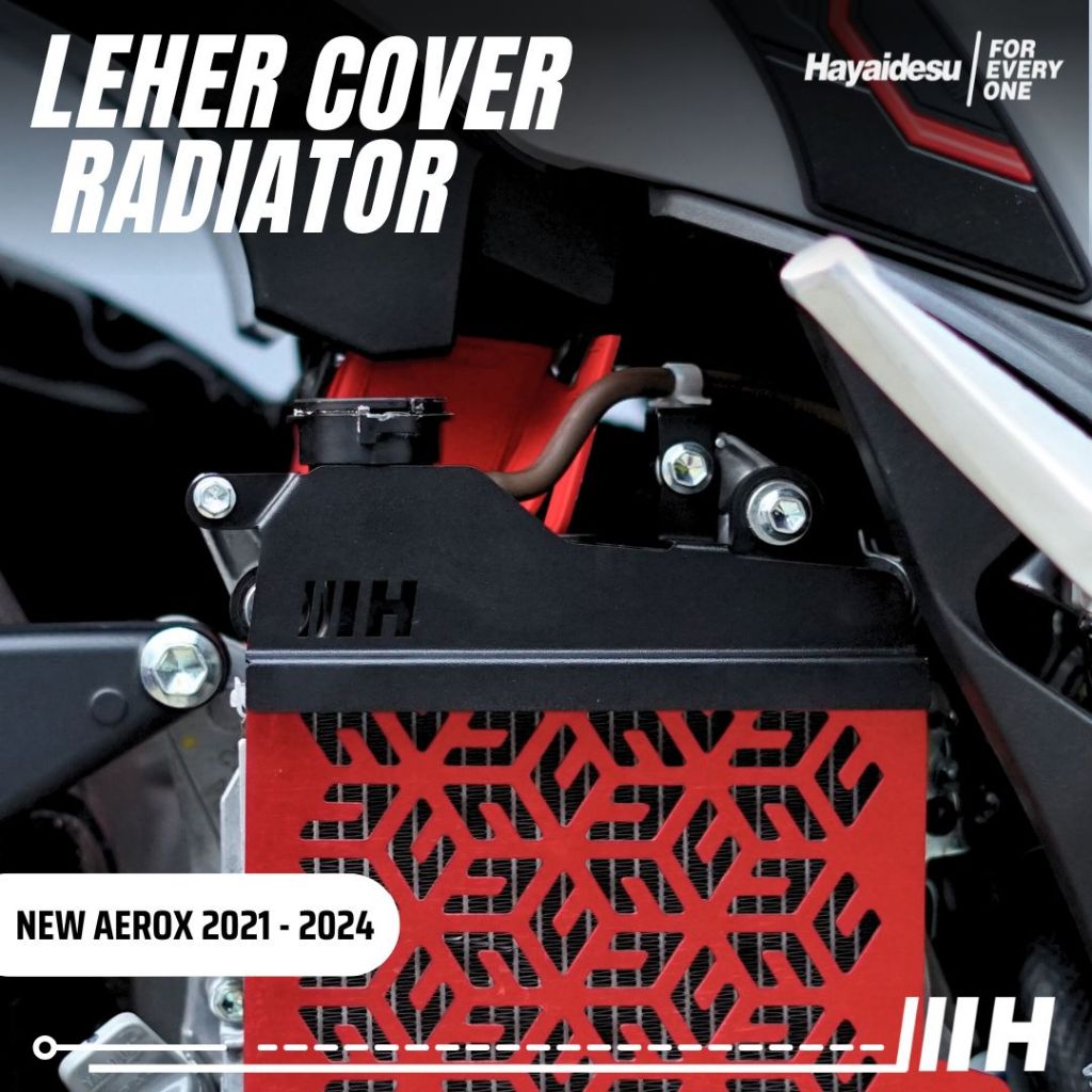 Hayaidesu Yamaha New Aerox Connected 2021-2024 Cover Leher Radiator