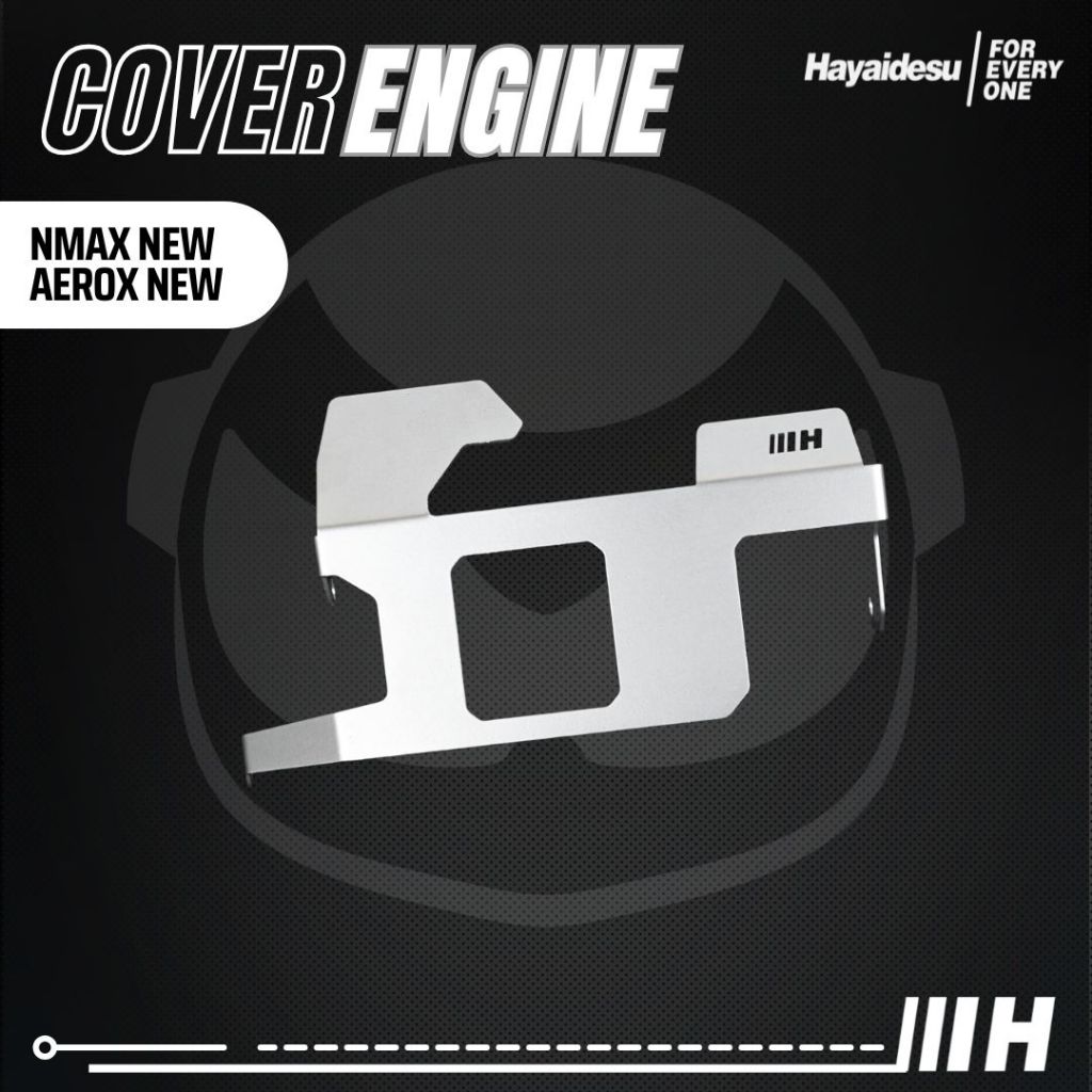 Hayaidesu ENGINE COVER Pelindung Bawah Mesin Motor Yamaha New NMAX & New AEROX