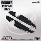 Hayaidesu Floor Step Boardrest Karpet Motor Honda PCX 160 2025 (CBS/ABS/RoadSync) Bordes - Premium
