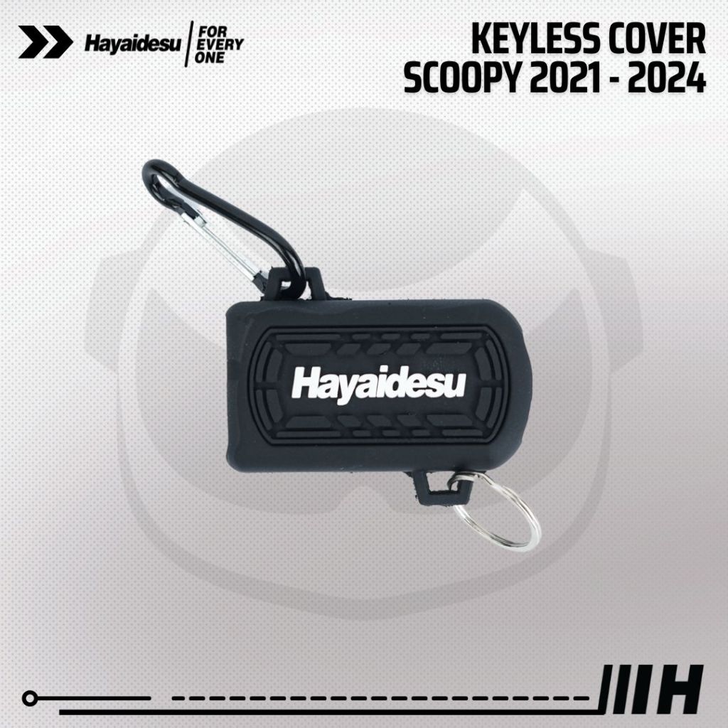 Hayaidesu Keyless Remote Key Cover New Honda Scoopy 2021-2023