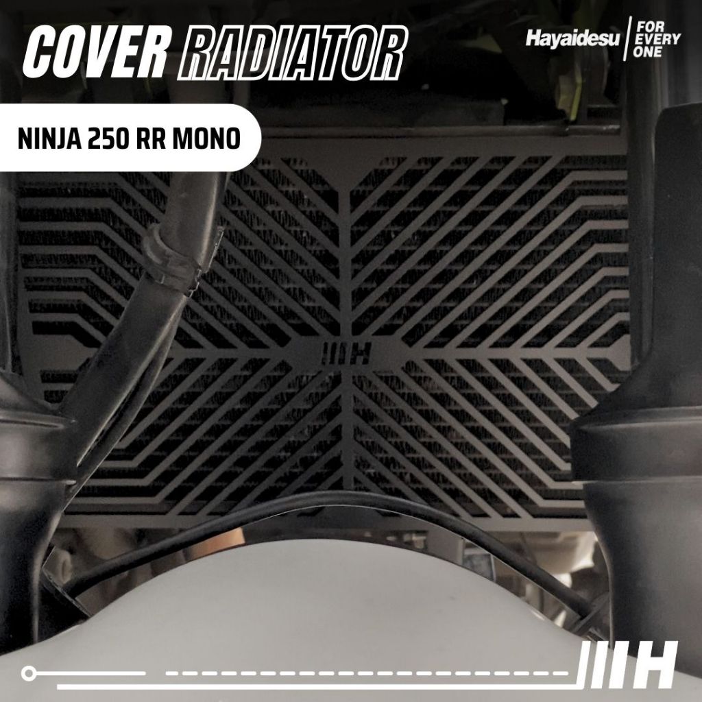 HAYAIDESU RADIATOR COVER NINJA 250 RR MONO