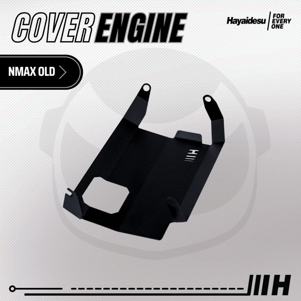 Hayaidesu ENGINE COVER Pelindung Bawah Mesin Motor Yamaha NMAX OLD (2015 - 2019)