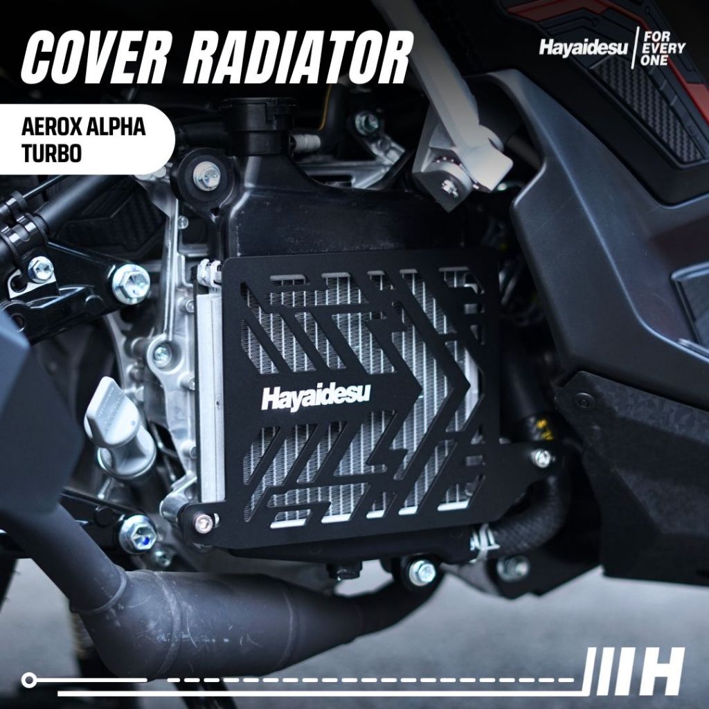 Hayaidesu Cover Radiator Motor Yamaha Aerox Alpha Turbo