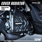 Hayaidesu Cover Radiator Motor Yamaha Aerox Alpha Turbo