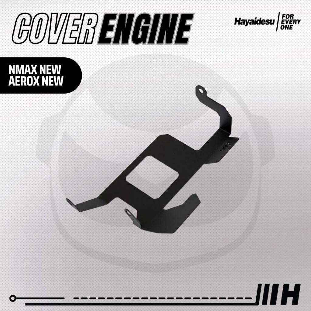 Hayaidesu ENGINE COVER Pelindung Bawah Mesin Motor Yamaha New NMAX & New AEROX