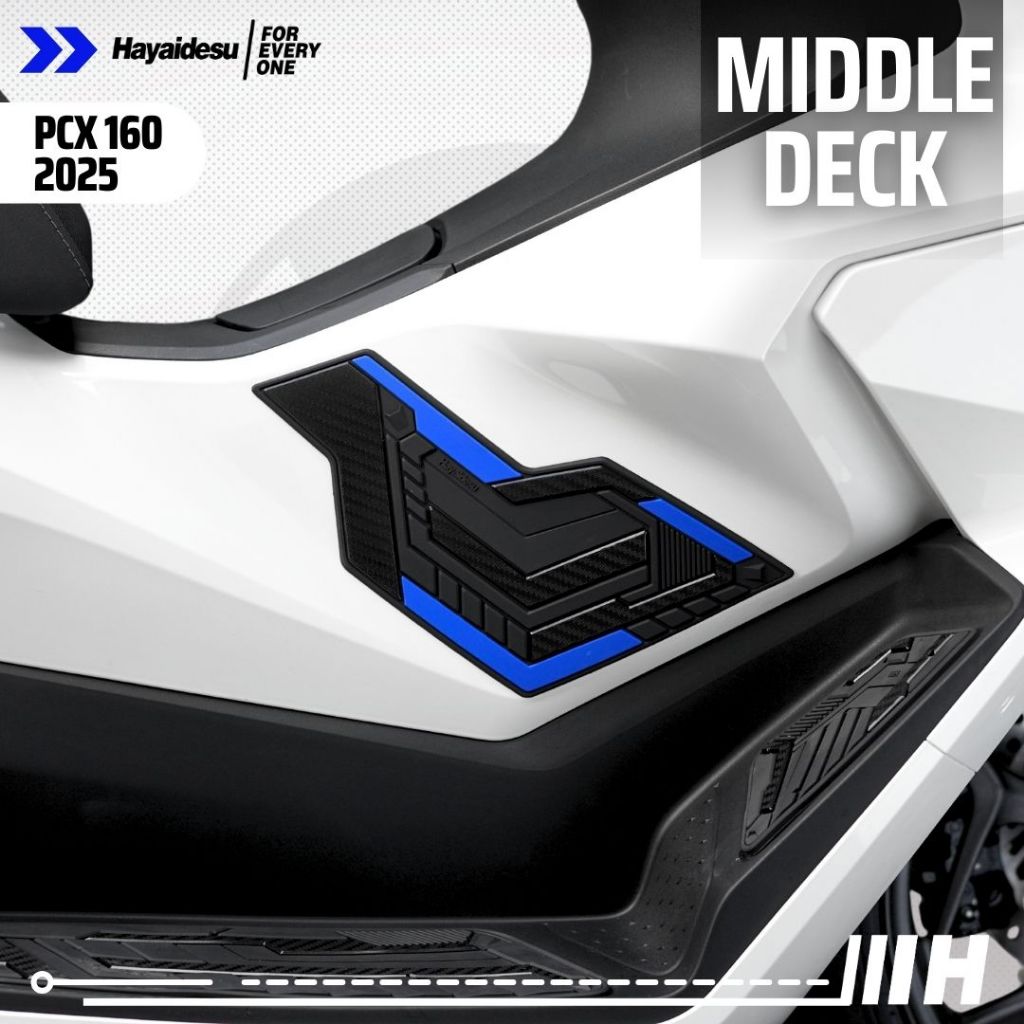 Hayaidesu Honda PCX 160 2025 (CBS/ABS/RoadSync) Body Protector Middle Deck Cover