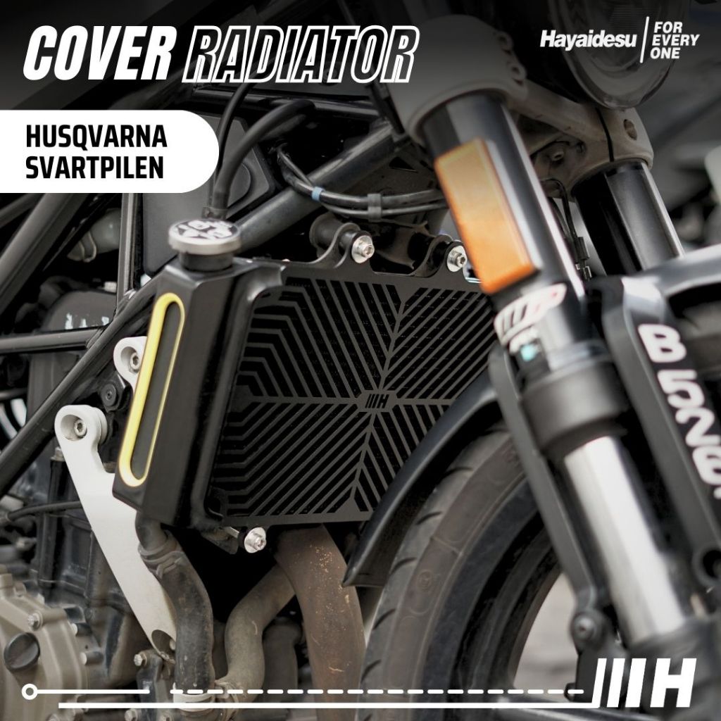 HAYAIDESU RADIATOR COVER HUSQVARNA SVARTPILEN