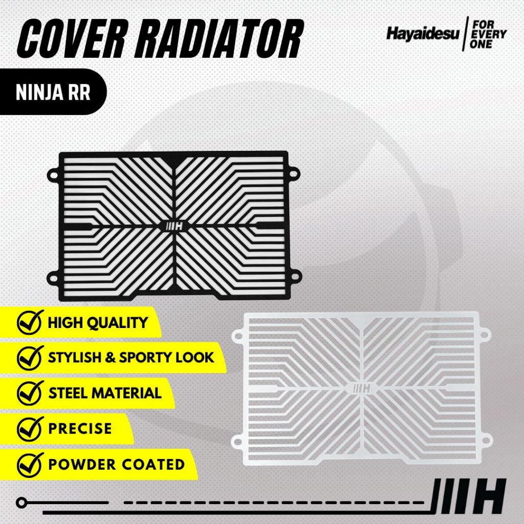 HAYAIDESU RADIATOR COVER KAWASAKI NINJA RR