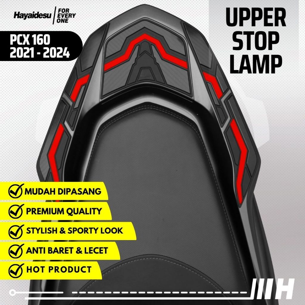 Hayaidesu PCX 160 (2021-2024) Body Protector UPPER STOP LAMP BEHEL Cover