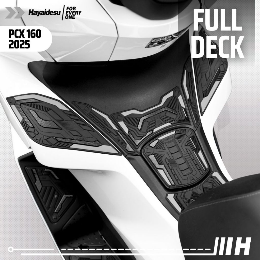 Hayaidesu Honda PCX 160 2025 (CBS/ABS/RoadSync) Paket Full Deck Body Protector Cover