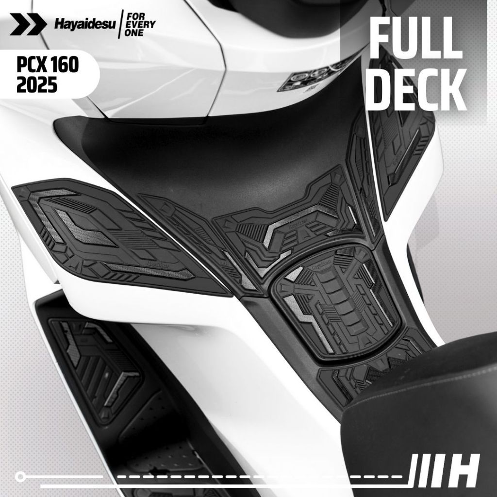 Hayaidesu Honda PCX 160 2025 (CBS/ABS/RoadSync) Paket Full Deck Body Protector Cover