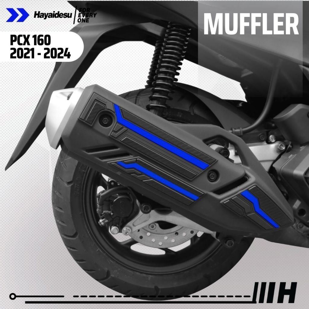 Hayaidesu PCX 160 (2021-2024) Body Protector Muffler Knalpot Cover