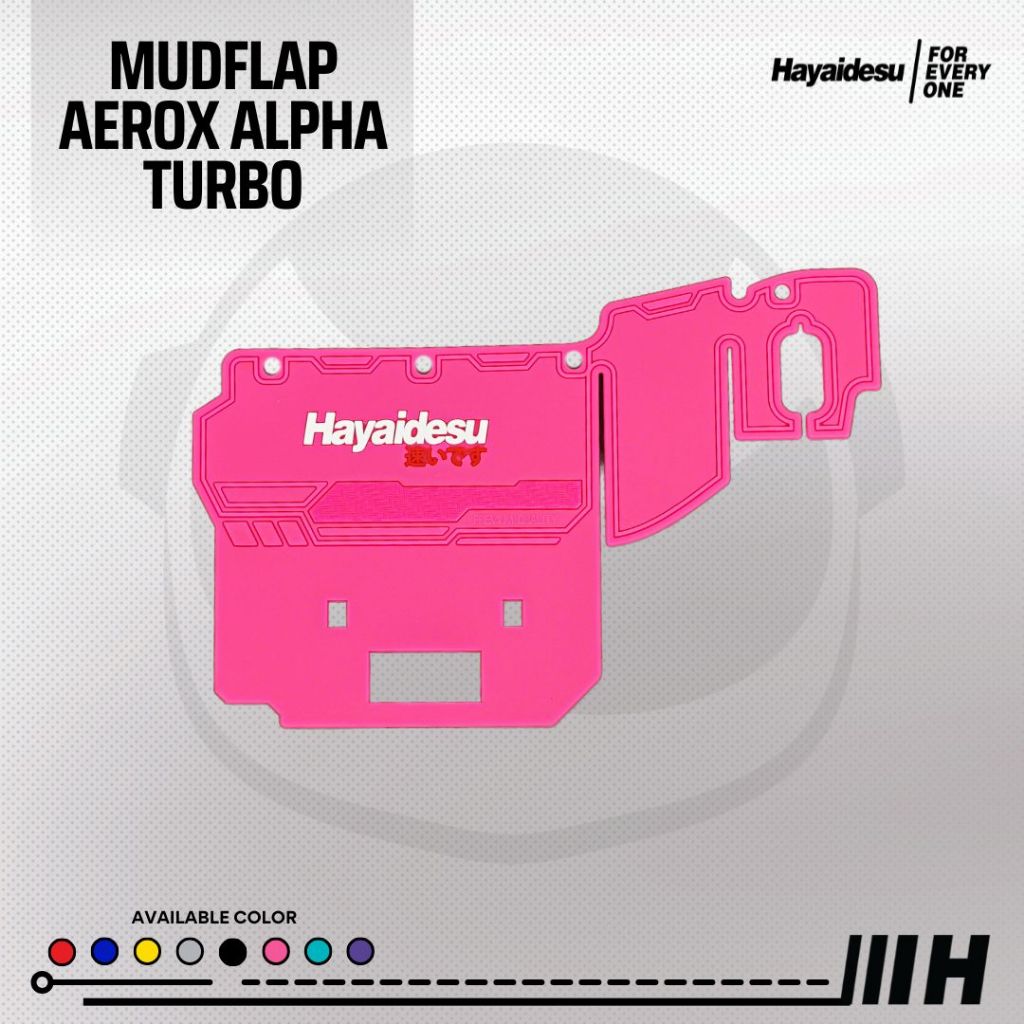 Hayaidesu Mudflap Yamaha AEROX ALPHA TURBO Penahan Lumpur - Premium Quality
