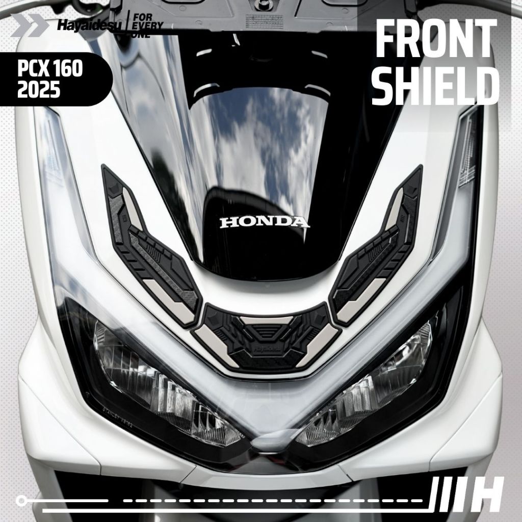 Hayaidesu Honda PCX 160 2025 (CBS/ABS/RoadSync) Body Protector Front Shield Cover
