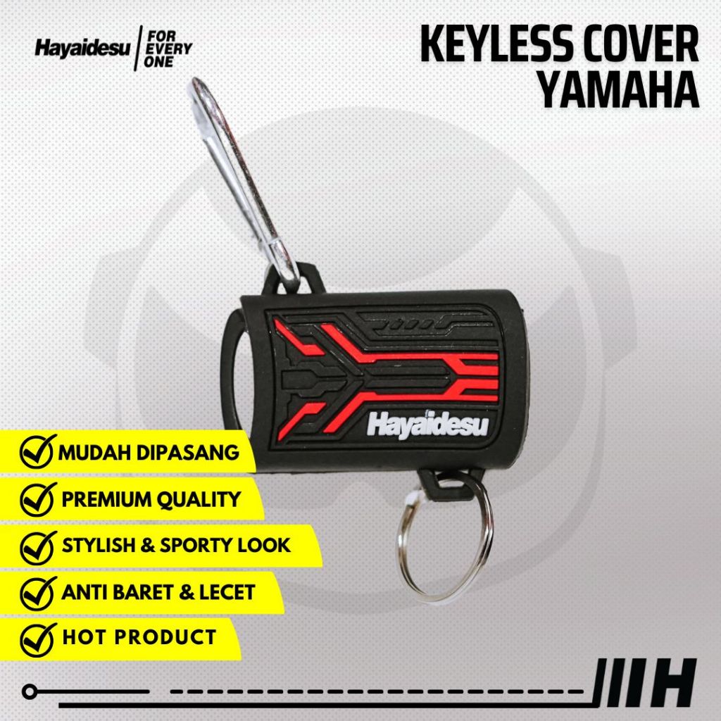 Hayaidesu Keyless Remote Key Cover For Yamaha Series 2 - XMAX , New NMAX, FAZZIO , AEROX , LEXI