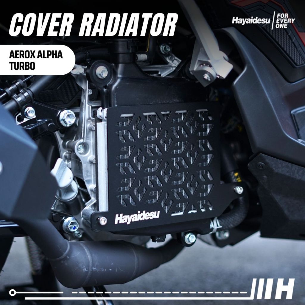 Hayaidesu Cover Radiator Motor Yamaha Aerox Alpha Turbo