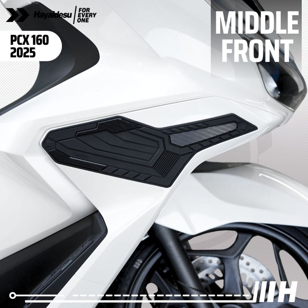 Hayaidesu Honda PCX 160 2025 (CBS/ABS/RoadSync) Body Protector Middle Front Cover