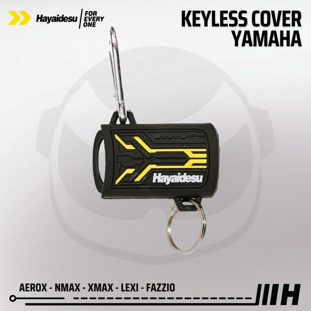 Hayaidesu Keyless Remote Key Cover For Yamaha Series 2 - XMAX , New NMAX, FAZZIO , AEROX , LEXI